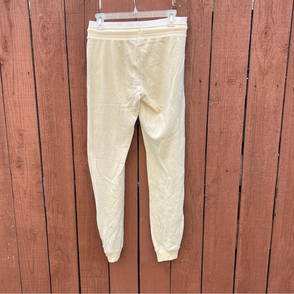 Cream Sweatpants with Purple 'FLAWLESS' Print - Picture 8 of 12